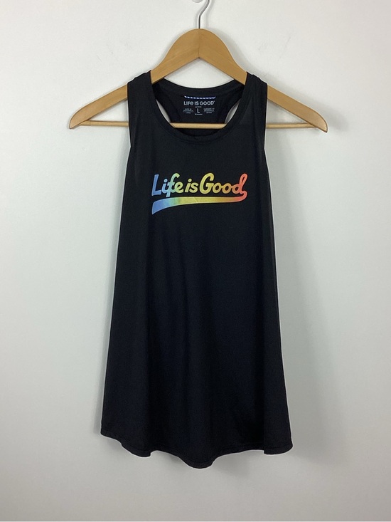 Life Is Good Tops - Life Is Good Ballyard Script Active Tank Top Size Large